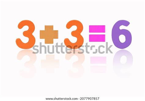 what is three plus three|Equal sign .